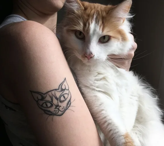 Kočka — handpoke